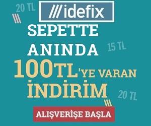 Kitap alisverise Idefix'de çok kolaydir