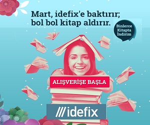 Kitap alisverise Idefix'de çok kolaydir