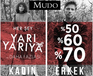 Kiyafetlerinizi Mudo'da çevrimiçi olarak alisveris yapin