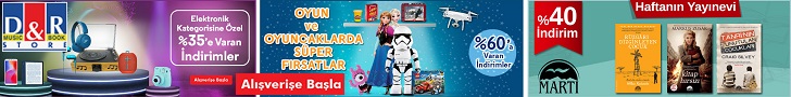 Kitaplarinizi D&R'den online satin alin