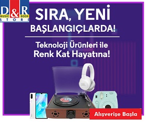 Kitaplarinizi D&R'den online satin alin