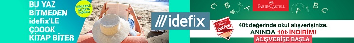 Kitap alisverise Idefix'de çok kolaydir