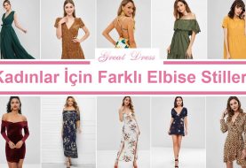 Kadınlar İçin Farklı Elbise Stilleri